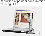 Reduction of powder consumption by using USB