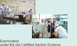 Examination under the QA Certified Section Scheme